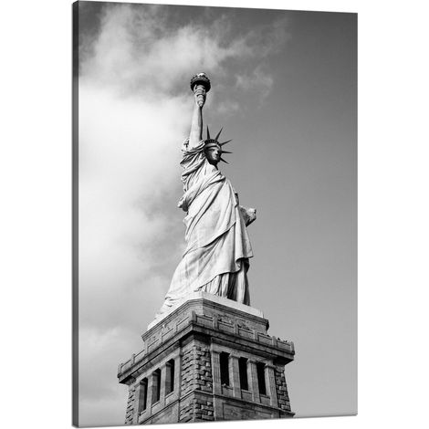 Cuadro sobre lienzo: Arquitectura, Estatua de la Libertad, 80x120 cm