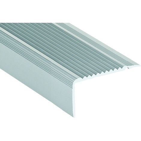 Nez De Marche Alu Adhésif Adhésif, Aluminium, Incolore, 3m - Romus