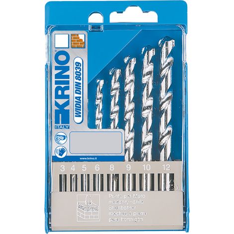 PUNTE PER MURO SERIE AL WIDIA cf. 8 pz  - KRINO