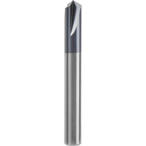 3-schneidiger Fasenfräser aus Wolframstahl, 120°, CNC-Fasenfräser, Werkzeug D6 x 120° x 50L