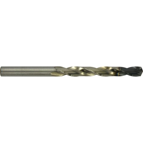 Tivoly • Ø: 9 / Foret métaux LAZER revêtu INCOCUT HSS-E8 (cobalt 8%) -DIN338 -h8 -Pointe en croix (étui brochable) / L: 125 (1/3)