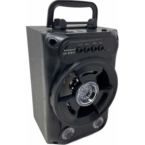 Cassa speaker bluetooth ricaricabile 30 watt radio fm con luci ingresso aux porta usb slot tf mini sd portatile BT014 (1/3)