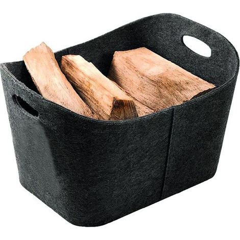Cesta portaleña Vigor, de fieltro maxi 33kg, 55x45 cm