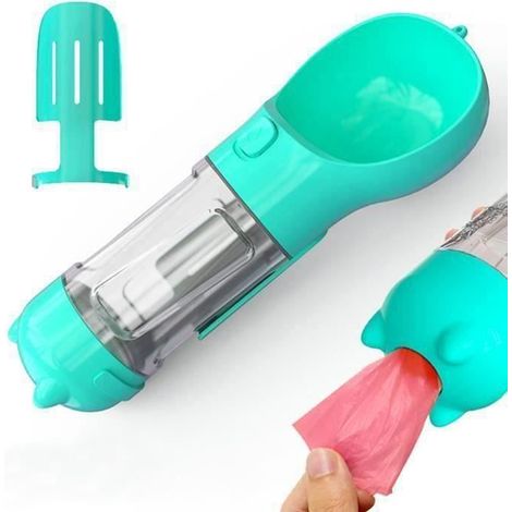 Bouteille d\\'eau pour chien pour marcher distributeur d\\'eau de voyage portable pour animaux de compagnie tasse d\\'eau multifon (1/4)