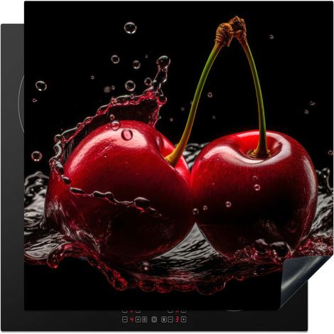 PROTEZIONE PER PIANO COTTURA A INDUZIONE Ciliegia - Rosso - Frutta - Acqua - Nero 78x78