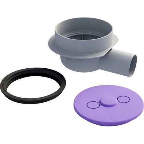 Siphon horizontal DN50 4515478 – Pour receveur à carreler Jackon Aqualine Easy – Matériau ABS – Dimensions 25x20x15cm
