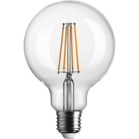 LAMPADINA LED GLOBO  95 STICK  8,5W E27 4000K - 5 pezzi