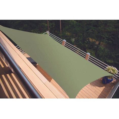Rechteckiges Sonnensegel SERENITY - 3,00 x 2,00 m - Khaki - Jardiline (1/5)