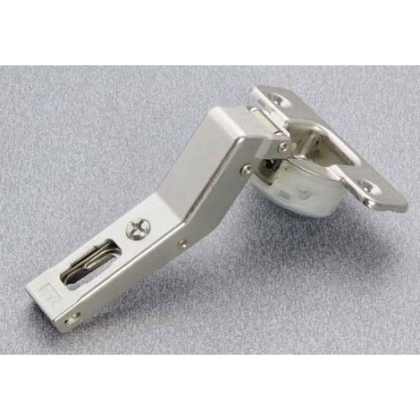 Charnière invisible 45° angle positif Silentia+ – Amortisseur intégré – Réglage latéral compensé – Pour bois dur – Salice