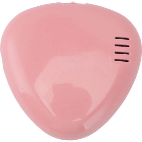 Stérilisateur de brosses à dents portable et rechargeable, étui de voyage et de maison rose (1/5)