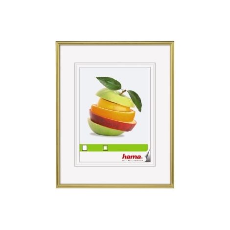 hama Kunststoffrahmen 'Sevilla Dekor', Gold Matt, 10 x 15 cm (66395)