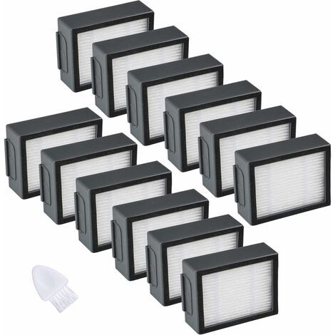 12pcs Filtres HEPA Aspirateur Compatible pour Robot Roomba série i & e i3 i4 i6 i7 i8 e5 e6 (1/5)