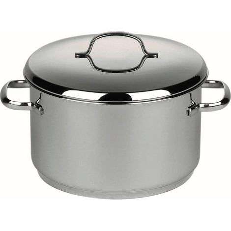 Riess Cristall Marmite à viande avec couvercle Ø18cm 2,4 litres inox induction