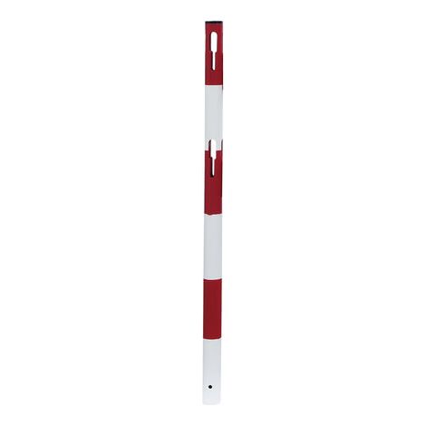 Barrière sécurité RS PRO Rouge, blanc en Acier Haut. 1 m ( Prix pour 1 ) (1/3)