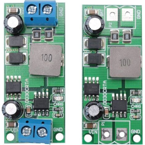 Contrôleur de charge 3A 12V 1-1000AH Module de chargeur de batterie au plomb (avec connecteur) (1/4)