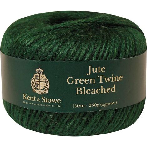 Kent & Stowe 70100825 Jute Twine Bleached Green 150m (250g) K/S70100825 (1/5)
