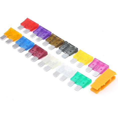 Assortiment de 150 fusibles automobiles - Gamme 2A à 40A - Pour véhicules et camions