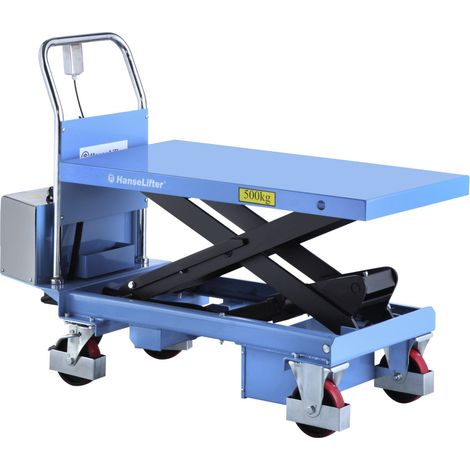 HanseLifter elektrischer Hubtischwagen E-TF50 Hubhöhe 1015mm Tragkraft bis 500kg (1/5)