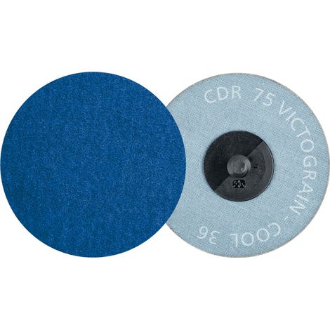 PFERD TOOLS COMBIDISC Schleifblatt CDR Ø 75 mm VICTOGRAIN-COOL36 für Stahl und Edelstahl 50 Stk
