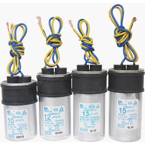 Condensateur de démarrage de remplacement 15 UF pour pièce de réparation de machine à laver (1/4)