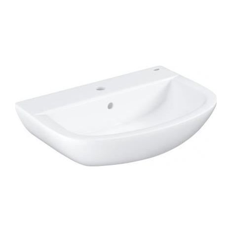 Grohe – Vasque suspendue 60 cm en porcelaine vitrifiée – Finition brillante blanc alpin – 1 trou de perçage avec trop-plein – 39421000