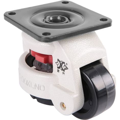 4pcs 2" Roulette de nivellement rétractable Machine industrielle Roulette pivotante Heavy Duty 551lbs Capacité.