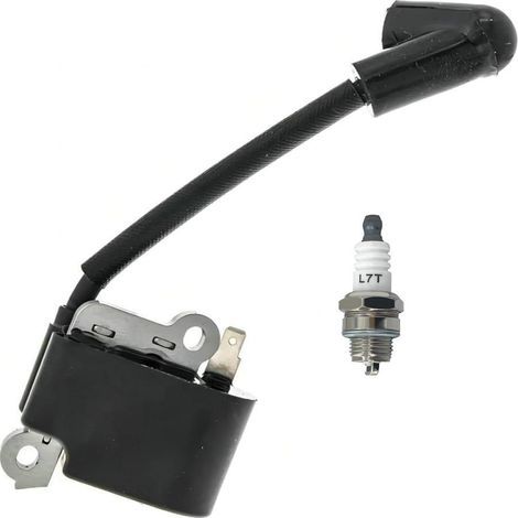 Bobine d'allumage Husqvarna bobine haute tension compatible avec les tronçonneuses 235, 240, 236, 235E, 236E et 240E  allumeur dédié. (1/4)