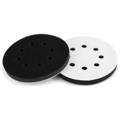 2PCS 125mm Tampon de Ponçage Souple, Tampon Interface en Éponge pour Disques de Ponçage (8 Trous) (1/5)