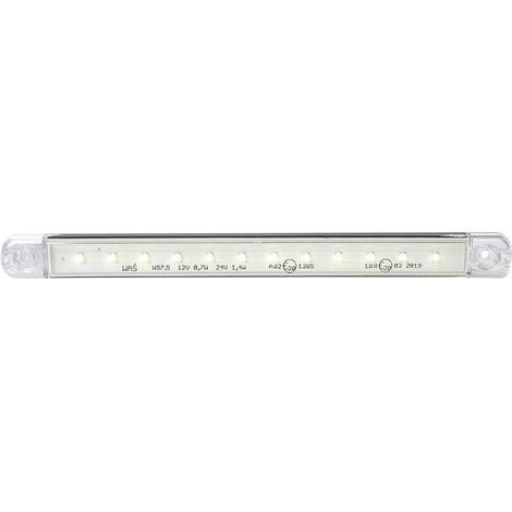 SecoRüt Luce di ingombro Cavi terminali Luce di segnalazione anteriore 12 V, 24 V Bianco Vetro trasparente (1/5)