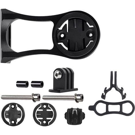 Supporto per ciclocomputer, supporto combinato per action camera, supporto anteriore esteso (1/5)