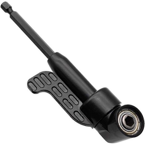 Jeu de tournevis coudé à 105° avec adaptateur d'angle réglable, tournevis robuste en métal, consommables portables