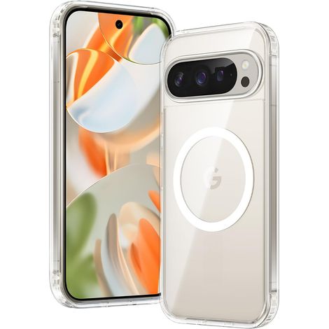 Funda híbrida Fusion para Google Pixel 9 Pro XL compatible con MagSafe, transparente. (1/5)