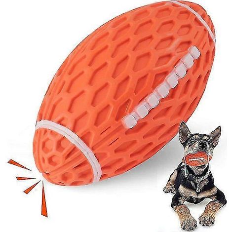 Quietschball für Hunde, interaktives Spielzeug zum ausgiebigen Kauen, langlebiges Geschenk (1/4)