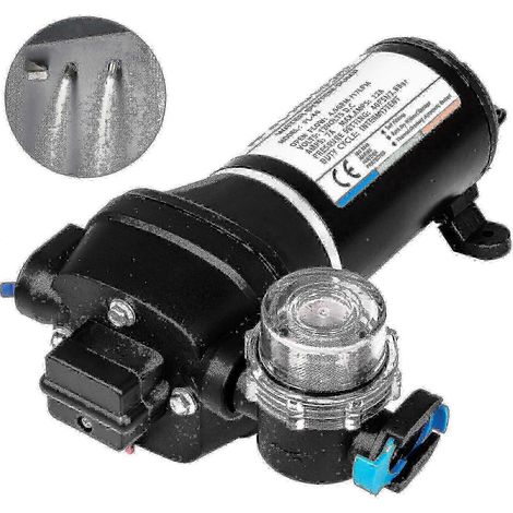 Pompe à eau portable compatible avec le camping 12 V 17 L/min 40 PSI Auto-amorçante (1/4)