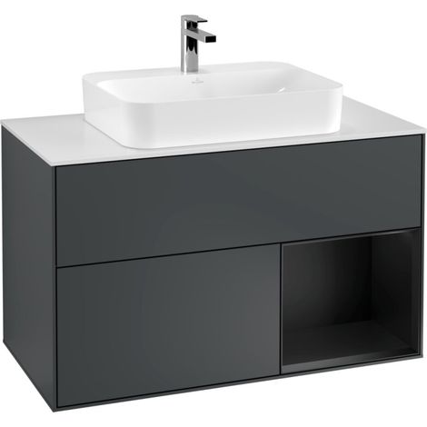 Villeroy & Boch F371PDHG meuble sous-lavabo Finion F37 (1/2)