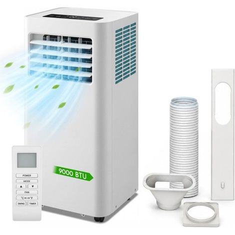 Climatiseur Mobile 9000 Btu - 3 En 1 - Télécommande (1/4)