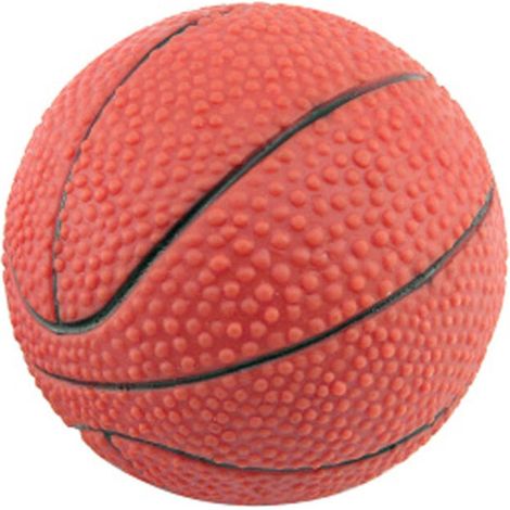 Ballon de basket rouge de 7 cm pour chiens