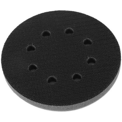 Interface 125mm Tampon de Ponçage Souple, Tampon de Coussin D'interface, Adapté aux Types Pneumatiques et électriques de Polisseuse Autonettoyante(8 Trous) (1/5)