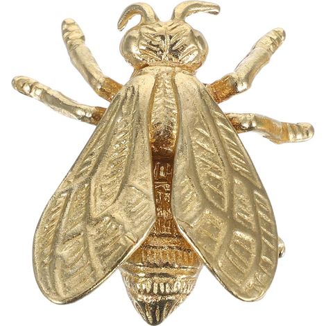 Poignées décoratives en laiton forme d'abeille pour meubles et armoires, boutons vintage commodes (1/5)