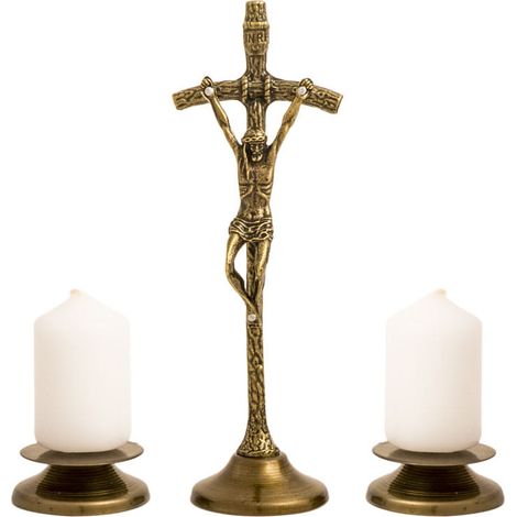 Päpstliches Weihnachtslieder-Set, Bronze, 17 cm (1/3)