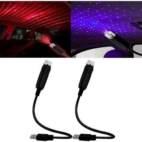 Projecteur de ciel étoilé - LED - 2Pcs - Noir - 3 Modes Dynamiques - Éclairage Intérieur Voiture (1/4)