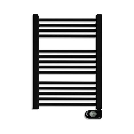 Sèche-serviettes électrique à inertie sèche HJM, 500 W, Noor, Noir (1/5)