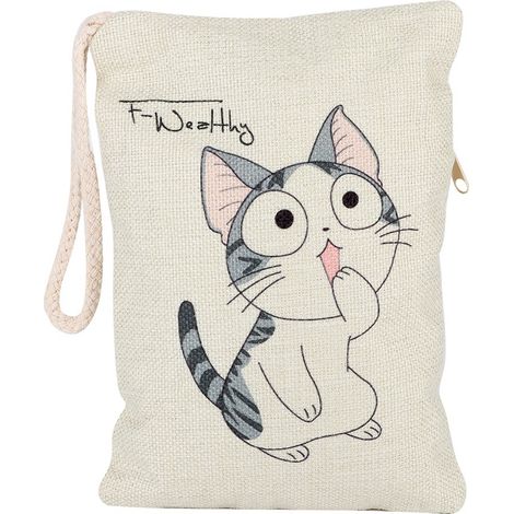 Sachet purificateur d'air au charbon de bambou motif chat, désodorisant naturel pour intérieur de voiture, lot de 1 (1/5)
