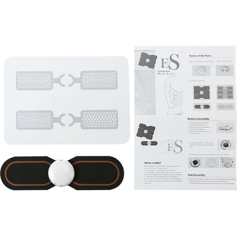 Filiyano-Appareil d'électrostimulation musculaire sans fil EMS pour les bras et les abdominaux, coussinet de fitness ABS, sculpteur de corps pour les (1/5)
