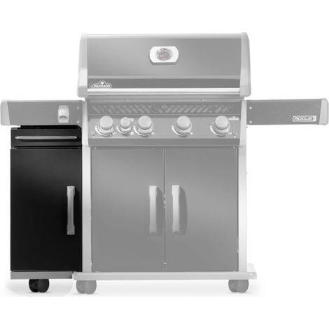 Meuble de rangement latéral pour barbecue Rogue - Noir (1/5)