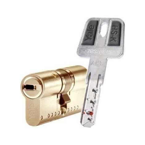 Cilindro de seguridad Yale HS K Latón35x35 Latón (1/7)
