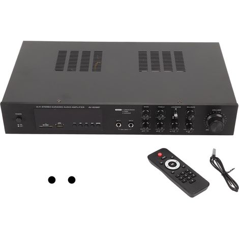 Amplificateur Bluetooth audio domestique 628BT, amplificateur d'enceintes Bluetooth haute puissance à 5 canaux, norme européenne 220 V (1/5)
