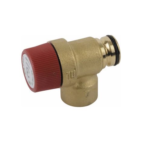 Diff – Soupape de sécurité 3b – Pression max 3 bars – Filetage sortie 1" – Pour chauffage central De Dietrich (1/2)