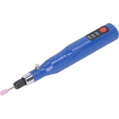 Mini-Akku-USB-Rotationswerkzeug, blau, 30-W-Elektroschleifer-Set, wiederaufladbarer tragbarer Gravierer/Polierer, diverses Zubehör (1/5)