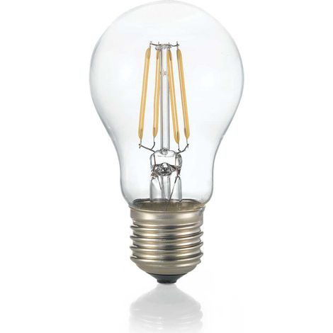 10 Lampadine Led Goccia Classic E27 10 Watt 3000 K 1400 Lm Trasparente